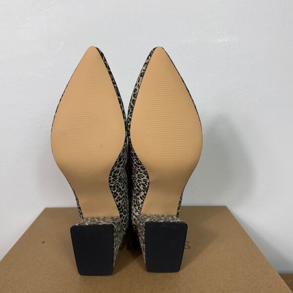 New Steve Madden Nix Leather Leopard Print Booties Women's Size 8 - Picture 9 of 9